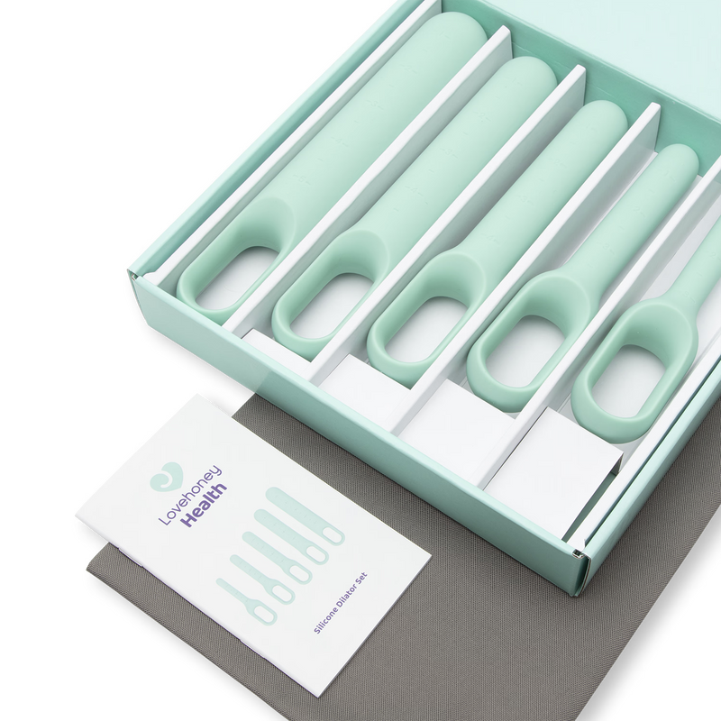 Lovehoney Health silicone dilator set of five (British brand)