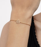 Piaget 18-karat rose gold diamond bracelet, imported from the UK