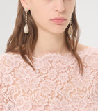 Valentino Garavani drop earrings with crystals - British product