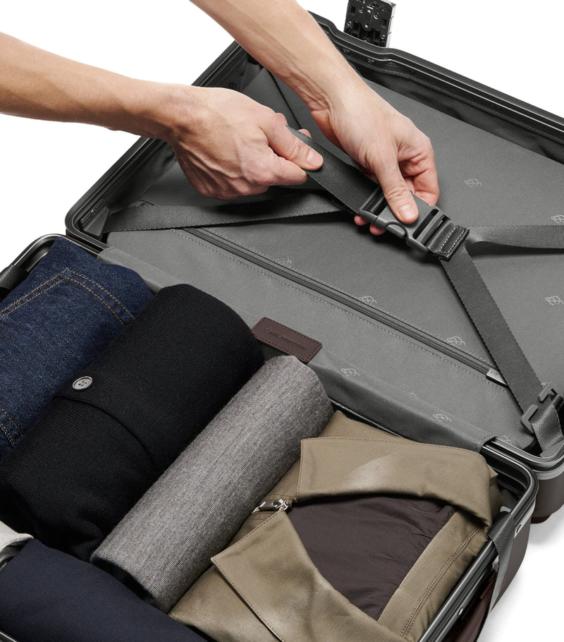 Carl Friedrik carry-on suitcase 56cm hard-shell design (British brand)
