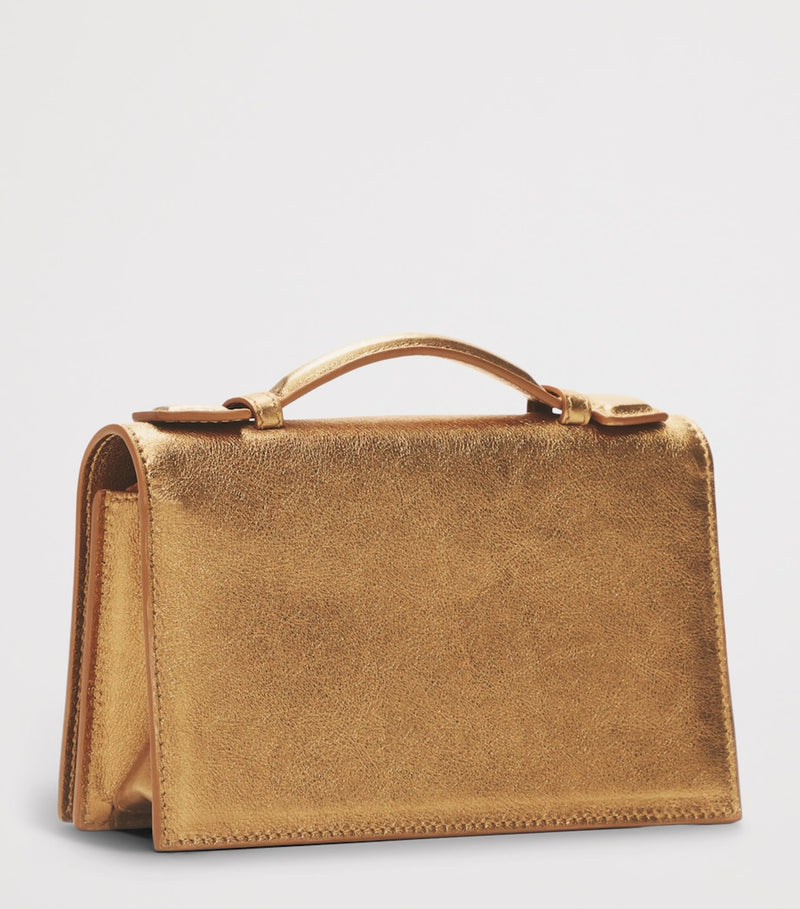 Schiaparelli mouth clutch bag leather with lip motif - British product