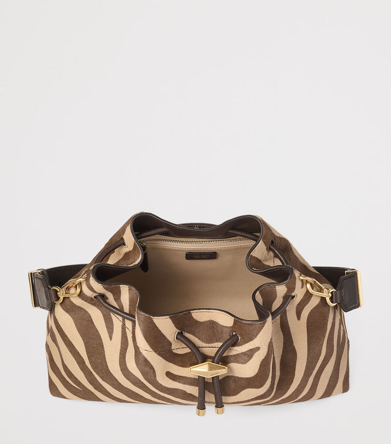 Jimmy Choo medium cinch haircalf shoulder bag (British brand)