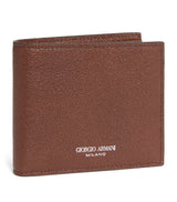 Harrods Giorgio Armani Leather Bifold Wallet 10cm x 12cm- Buy online at McGrocer