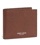 Giorgio Armani grained leather bifold wallet, imported from the UK