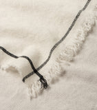 Begg x Co cashmere-linen Kos Washed Thorens throw - British product