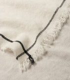 Begg x Co cashmere-linen Kos Washed Thorens throw - British product