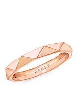 Harrods Graff Laurence Graff Signature Rose Gold Band 3.2mm- Buy online at McGrocer
