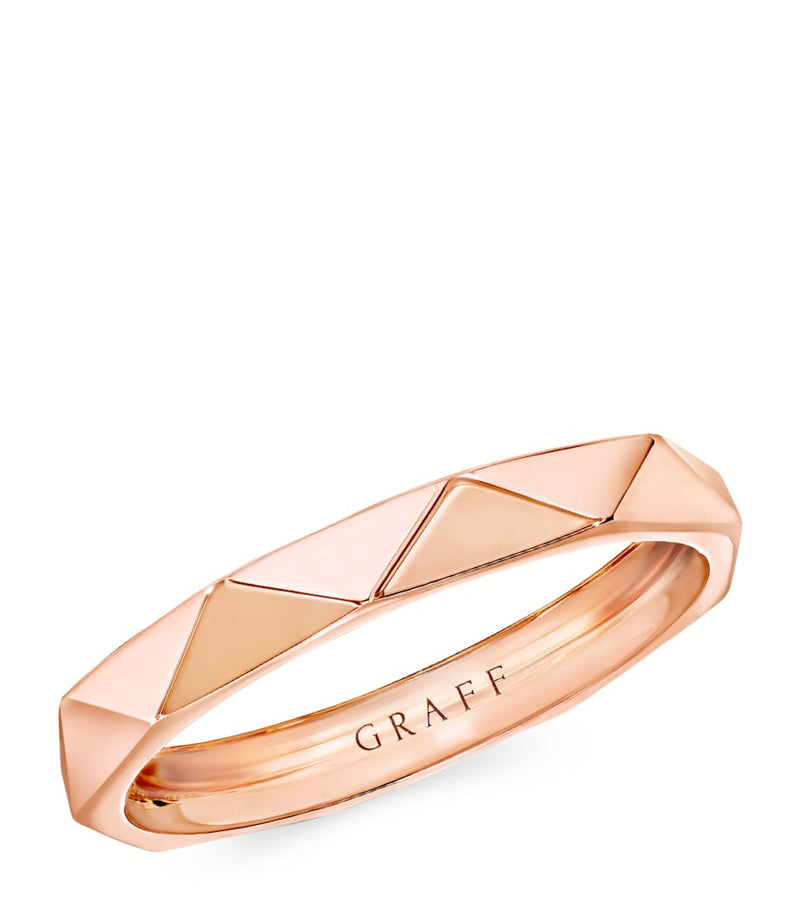 Graff rose gold band 3.2mm, imported from the UK