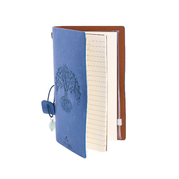 Myga notebook Tree of Life Blue, imported from the UK