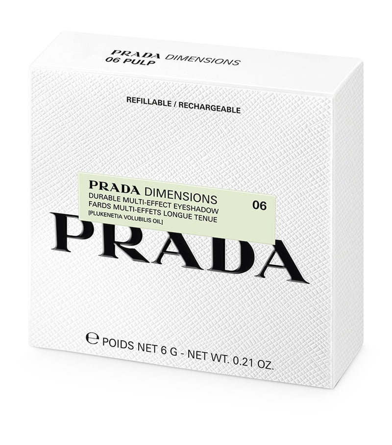 Prada Beauty eyeshadow palette, imported from the UK