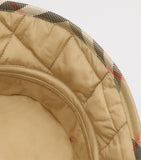 Burberry quilted bucket hat, imported from the UK