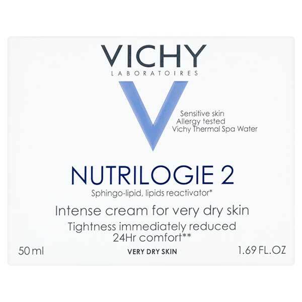 VICHY Nutrilogie Intense Moisturiser for Very Dry Skin 50ml GOODS Superdrug