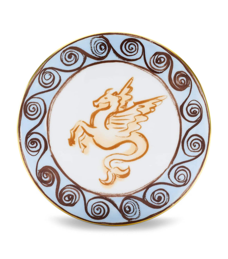 GINORI 1735 Porcelain Il Viaggio di Nettuno round trinket box 13cm, UK version
