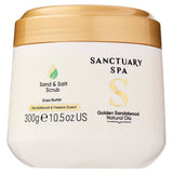 Superdrug Sanctuary Spa Golden Sandalwood Sand & Salt Body Scrub 300g- Buy online at McGrocer