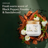 Sanctuary Spa golden sandalwood sand and salt scrub 300g (British brand)