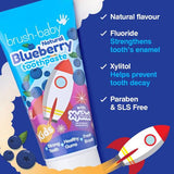 Brush Baby Natural Blueberry Kids Toothpaste 50ml - British product
