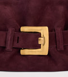 Balmain suede Anthem shoulder bag medium - British product