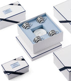Prada chequerboard coffee cup set of 4, imported from the UK
