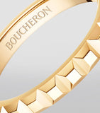 Boucheron 18-karat yellow gold Clou de Paris wedding band - British product
