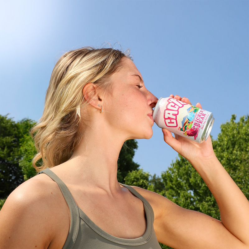 Cacto low sugar soda prickly pear kiwi strawberry 330ml (British brand)