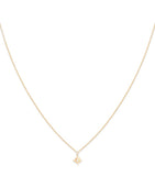 Astrid & Miyu star necklace yellow gold white topaz - British product