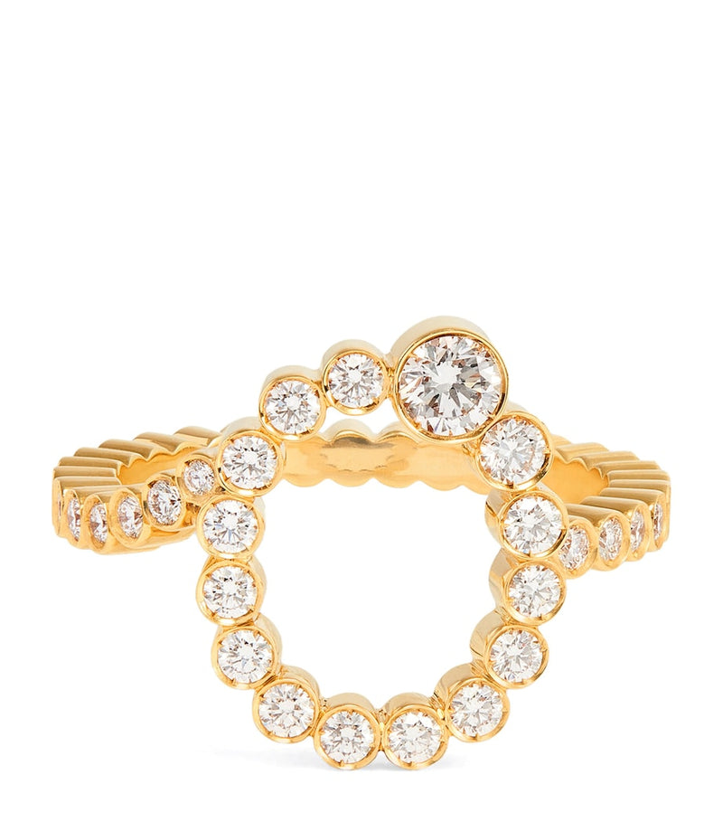 Sophie Bille Brahe Ensemble O ring yellow gold diamond, UK version
