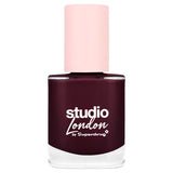 Superdrug Studio London Black Cherry Nail Polish- Buy online at McGrocer