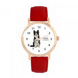 Superdrug Toff London White Ladies Black and White Border Collie Dog Watch- Buy online at McGrocer