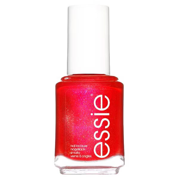 Essie Nail Polish Let's Party 635 Pink Red Glitter - British product