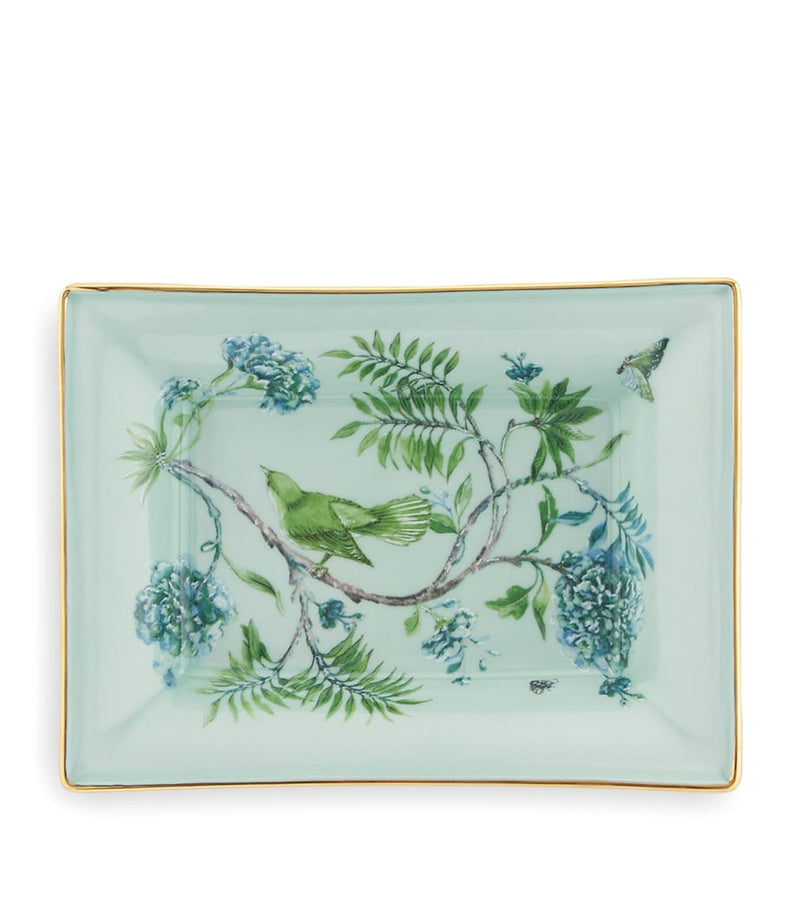 Aquazzura Secret Garden rectangular tray 18cm - British product