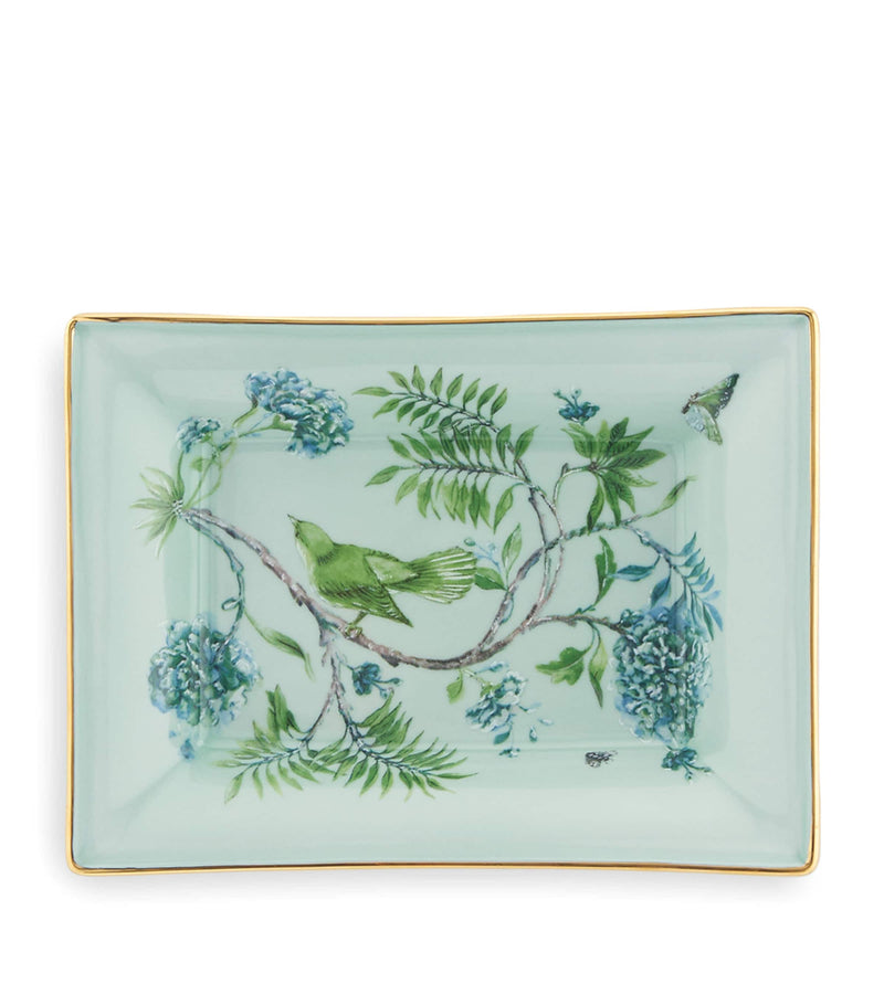 Aquazzura Secret Garden rectangular tray 18cm - British product