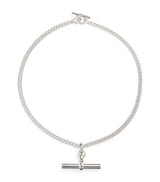 Harrods Tilly Sveaas Sterling Silver Giant T-Bar Curb-Link Chain Necklace- Buy online at McGrocer