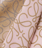 LOEWE Anagram scarf 45x200cm wool-silk-cashmere, imported from the UK