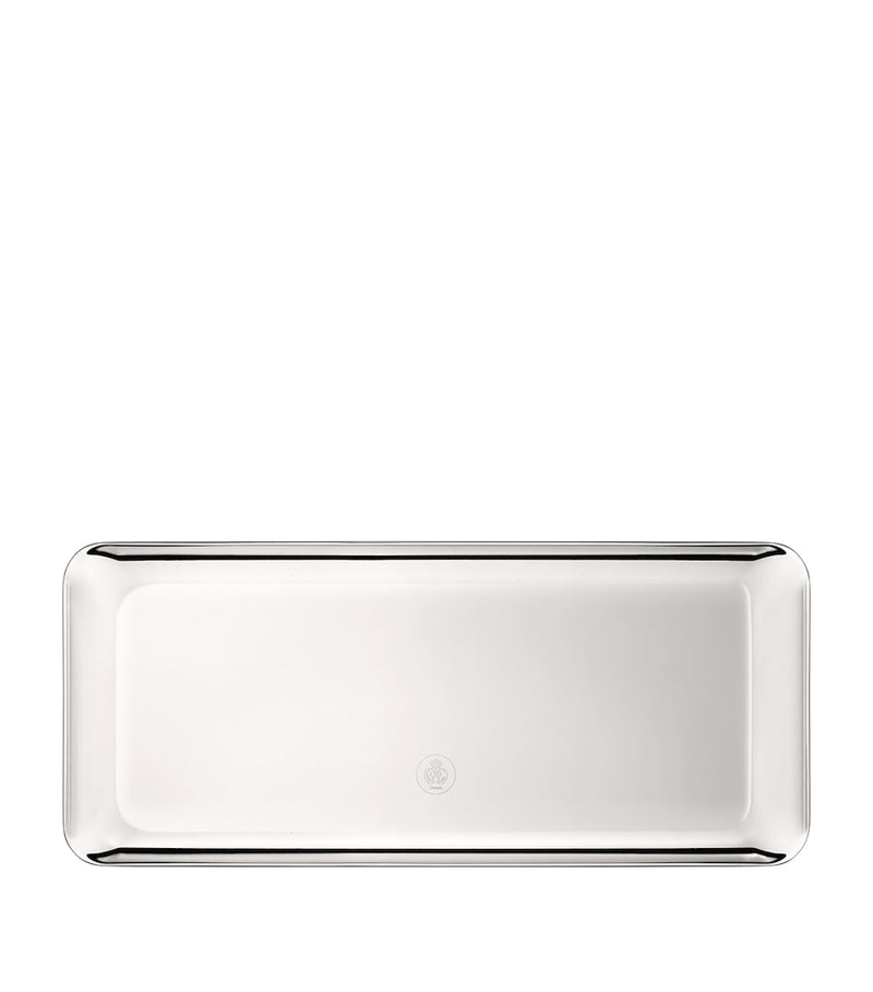 Christofle silver-plated cake dish 37cm x 16cm - British product