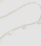 Persée yellow gold diamond 7-stone Danaé necklace, UK version