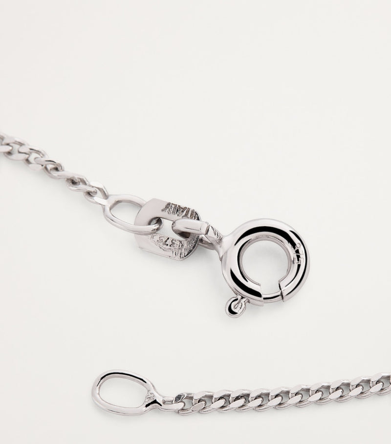 Astrid & Miyu Bold Miyu necklace in 9kt white gold (British brand)