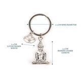 Myga Buddha Lotus keyring 6.3cm, imported from the UK
