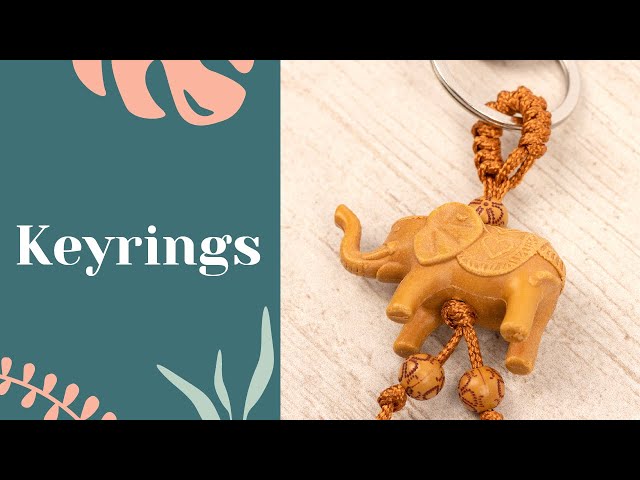 Myga Buddha Lotus keyring 6.3cm, imported from the UK