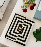 Printworks It's About Us photo album with cloth cover and foiled details, imported from the UK