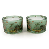 Candlelight Chengdu candle gift set jade-green votive candles (British brand)