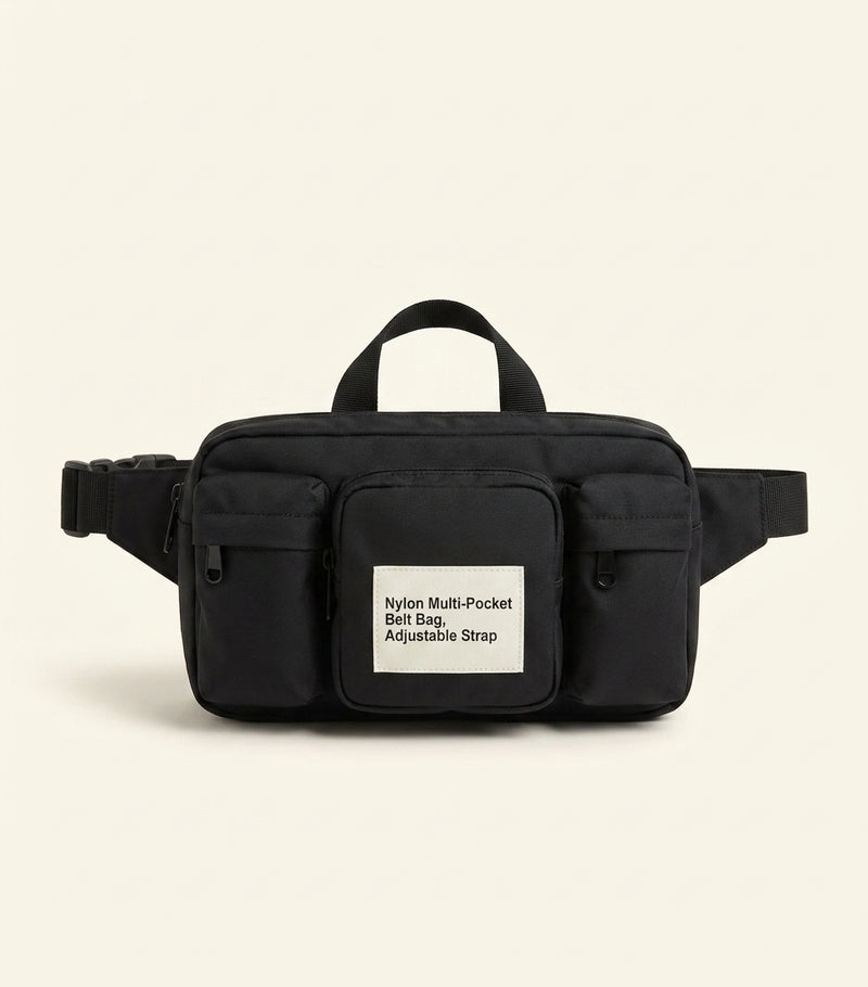 Givenchy Essential U Belt Bag with zipped compartments, imported from the UK