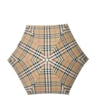 Burberry maple wood nylon check folding umbrella - British product