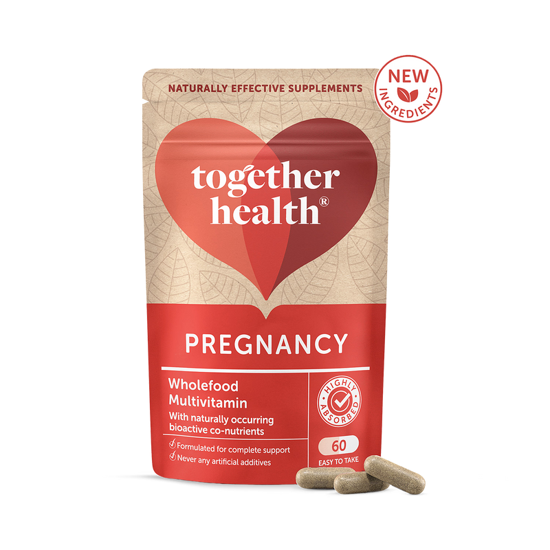 Together Health pregnancy multivitamin capsules 60, imported from the UK