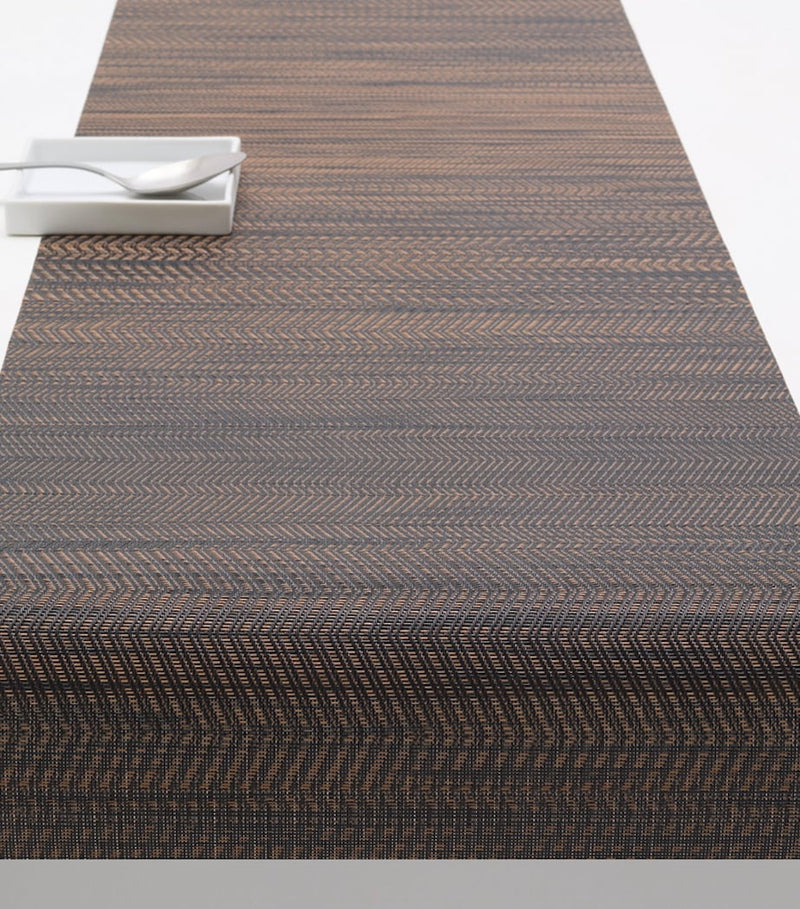 Chilewich TerraStrand Wave table runner 36cm x 183cm - British product