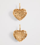 Valentino Garavani enamel Coeur Royal earrings H2.5cm x W3.5cm (British brand)
