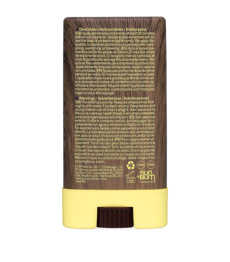 Sun Bum Original SPF 30 Face Stick 13g (British brand)