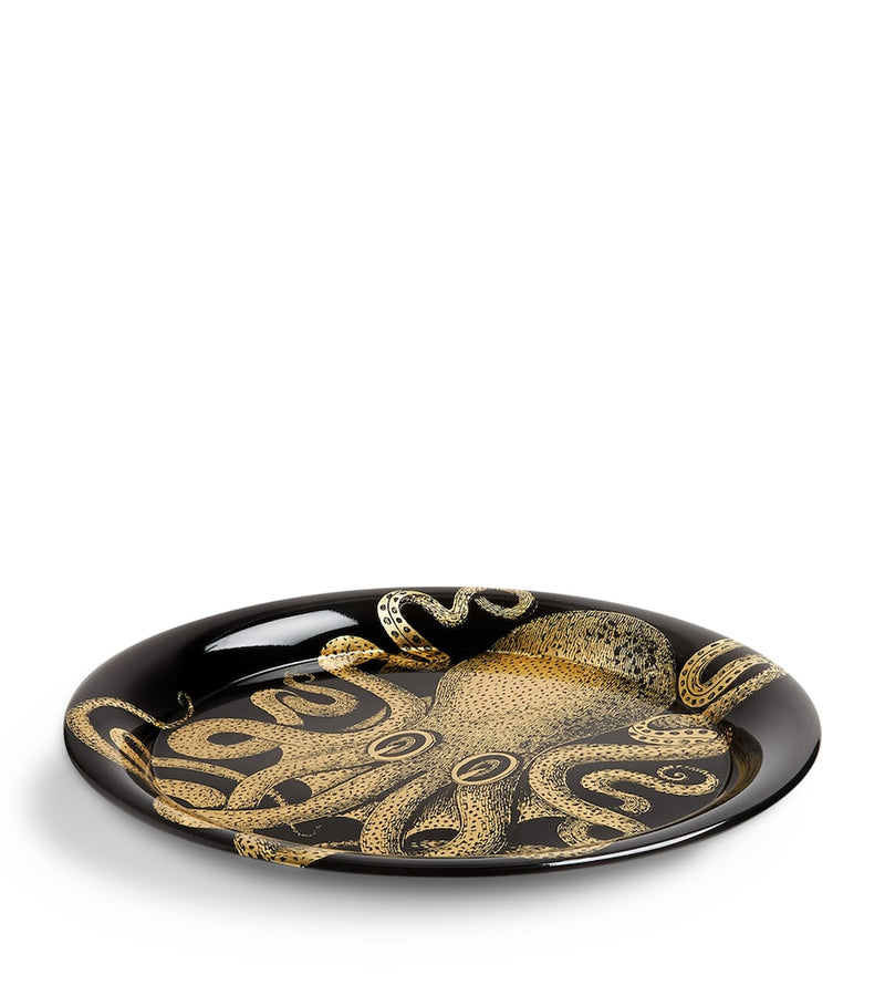 Fornasetti Polipo octopus design tray 60cm diameter - British product