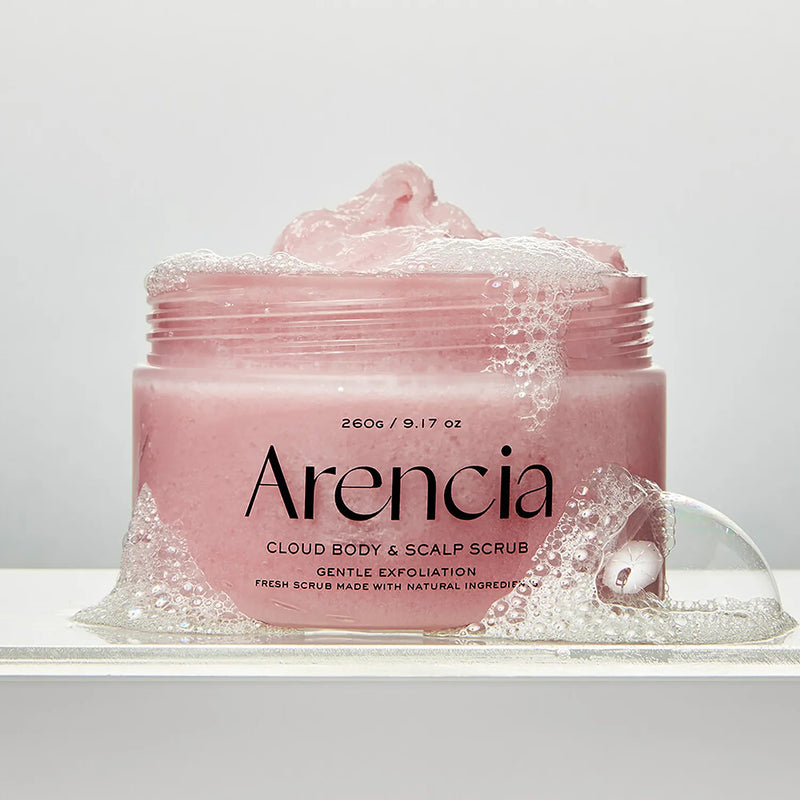 Arencia Lavender Pear body and scalp scrub 260g, UK version