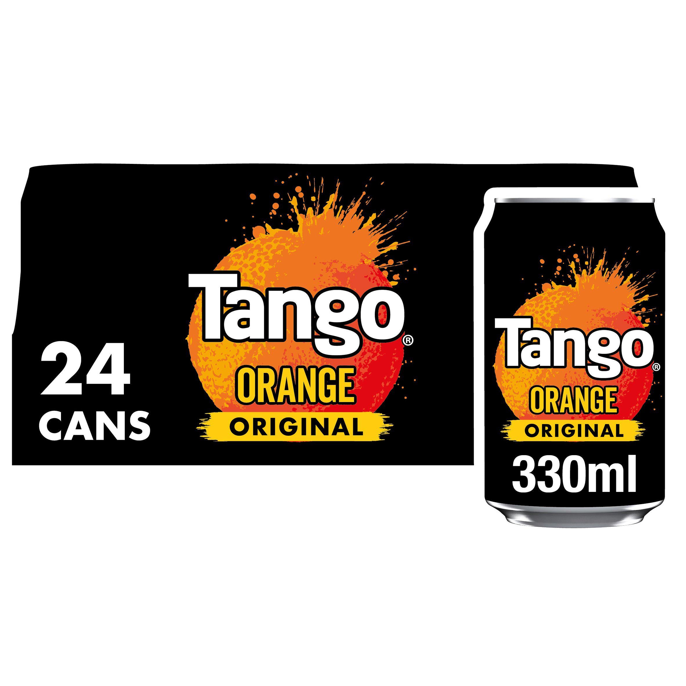Tango Orange Original Can 24x330ml GOODS Sainsburys