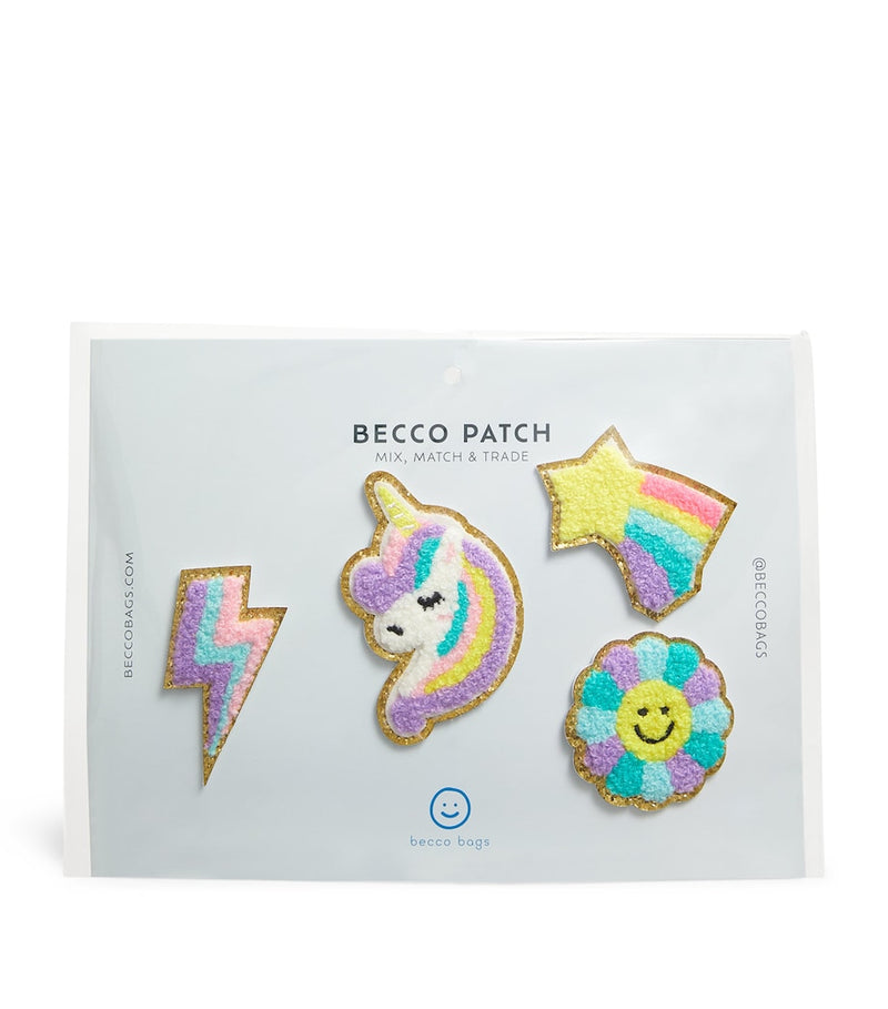 Becco Bags Girl Power 4-piece patch set, UK version